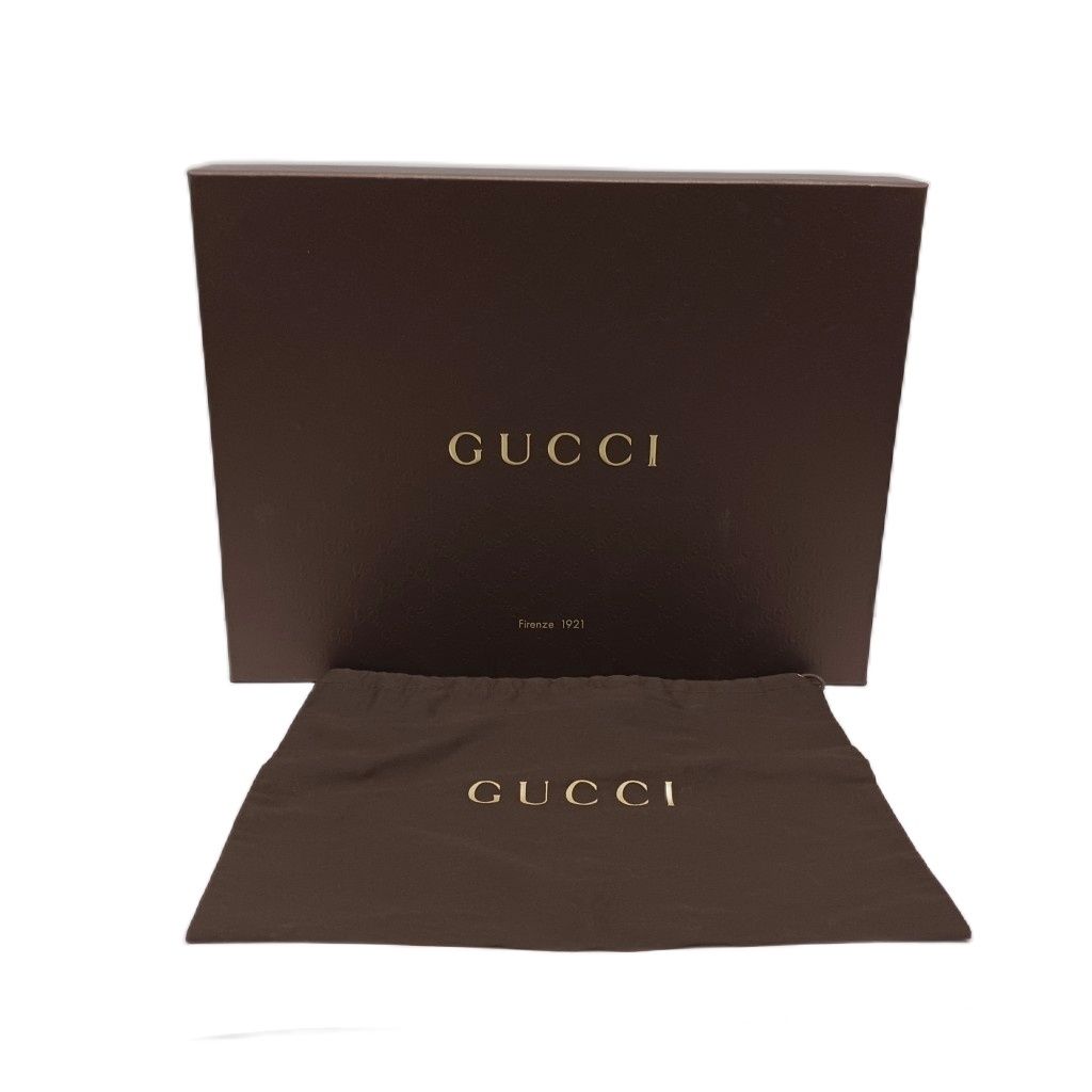 Gucci Interlocking G Shearling Boots Short Leather Fur Brown — view 8
