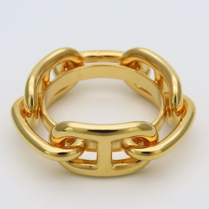 Hermes Scarf Ring Chaine D'ancre Metal Gold — view 4