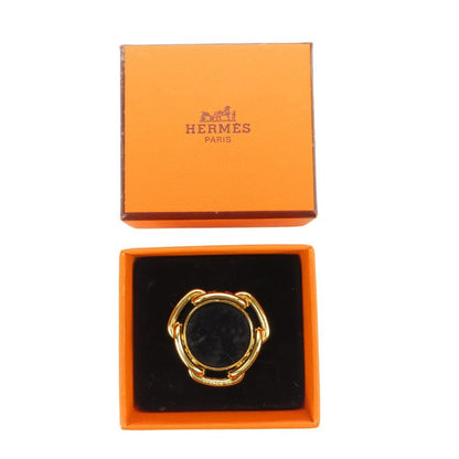 Hermes Scarf Ring Chaine D'ancre Metal Gold — view 6