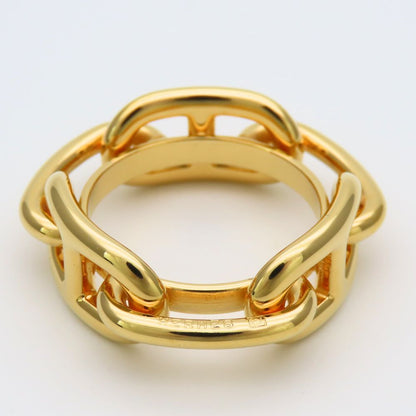 Hermes Scarf Ring Chaine D'ancre Metal Gold — view 2