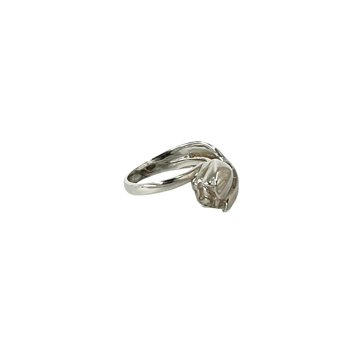 Tiffany & Co Vintage Tulip Ring 925 Sterling Silver — view 5