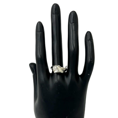 Tiffany & Co Vintage Tulip Ring 925 Sterling Silver — view 2
