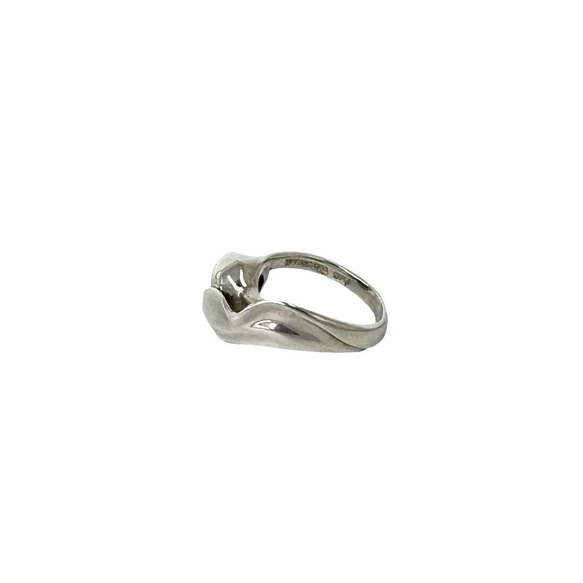 Tiffany & Co Vintage Tulip Ring 925 Sterling Silver — view 4