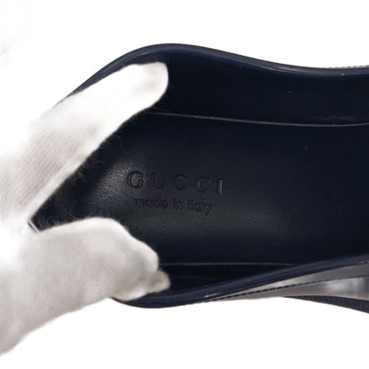 Gucci Horsebit Loafers Rubber Navy 10 — view 4