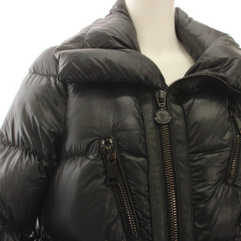 Moncler Boussac Down Jacket Zip Up Black 0 — view 4