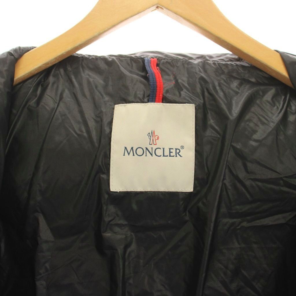 Moncler Boussac Down Jacket Zip Up Black 0 — view 6