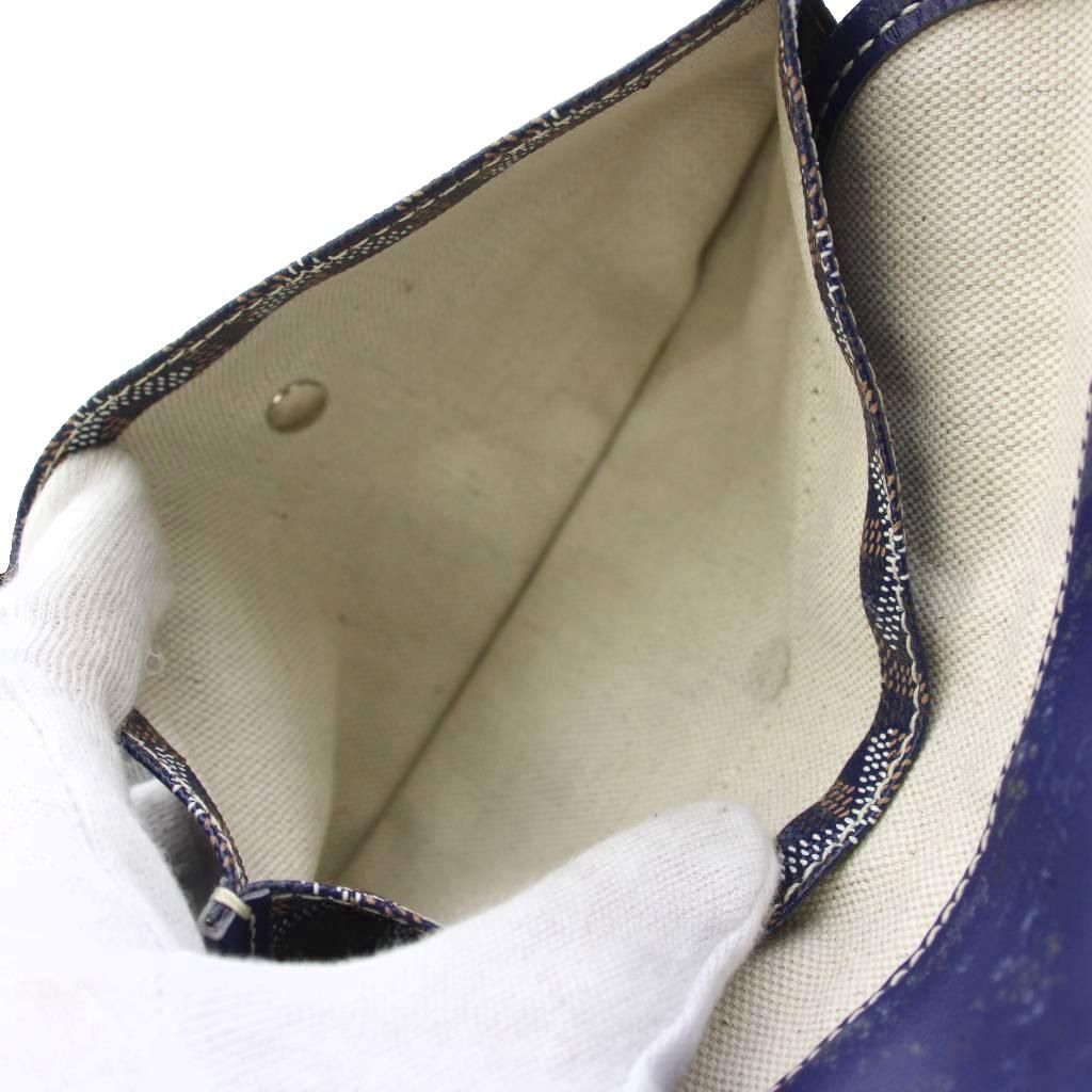 Goyard Saint Louis GM Tote Bag Navy Blue — view 6
