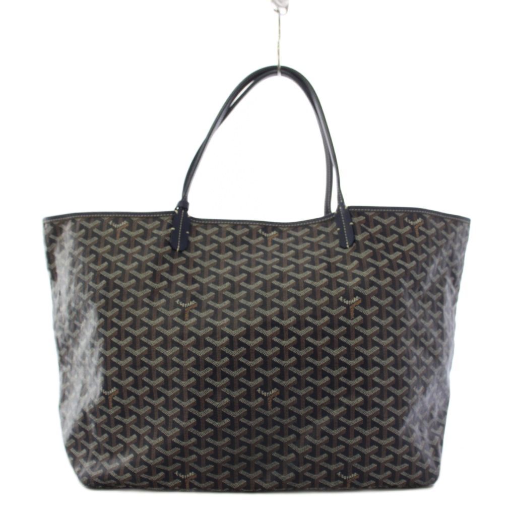 Goyard Saint Louis GM Tote Bag Navy Blue — view 3
