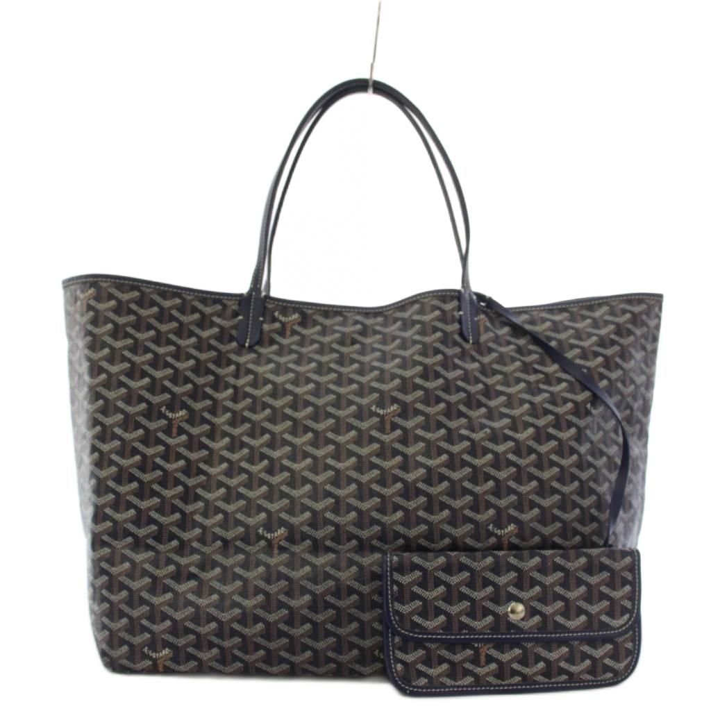Goyard Saint Louis GM Tote Bag Navy Blue