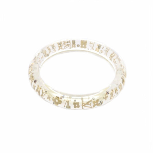 Louis Vuitton Bracelet Inclusion Bangle Gold Color Clear