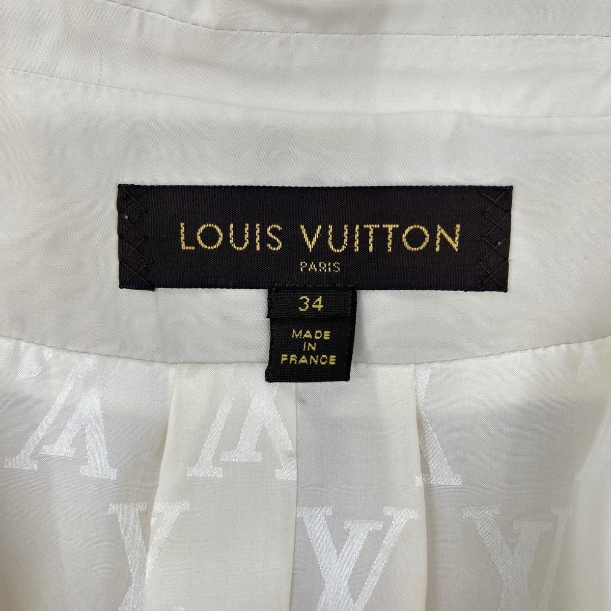 Louis Vuitton Beige Half Sleeve Ruffle Blouse 34 — view 4