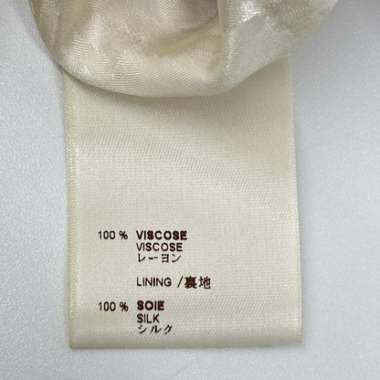 Louis Vuitton Beige Half Sleeve Ruffle Blouse 34 — view 6