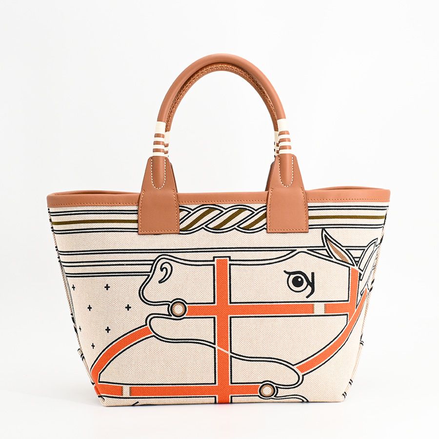 Hermes Tote Bag Steeple Cream — view 3