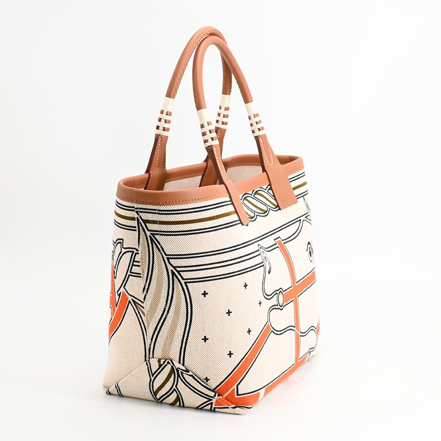 Hermes Tote Bag Steeple Cream — view 2