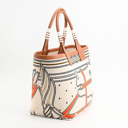 Hermes Tote Bag Steeple Cream — view 2