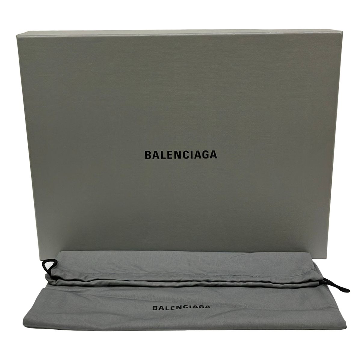Balenciaga Long Boots Black Square Toe Asymmetric Design Leather — view 8