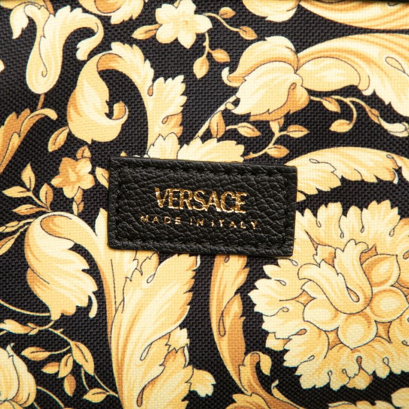 Versace Medusa Tote Bag Black Gold Leather — view 5
