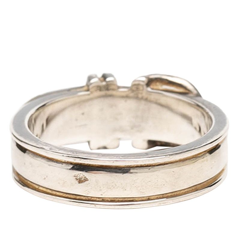 Hermes Ceinture Belt Ring 51 Silver — view 3