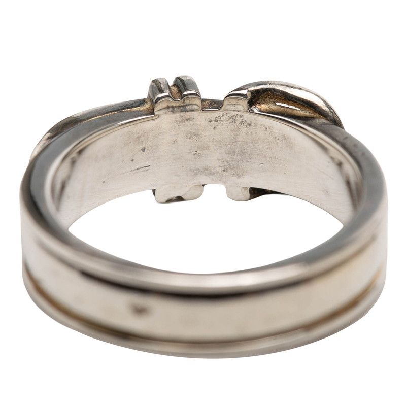 Hermes Ceinture Belt Ring 51 Silver — view 4