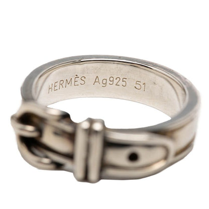 Hermes Ceinture Belt Ring 51 Silver — view 6