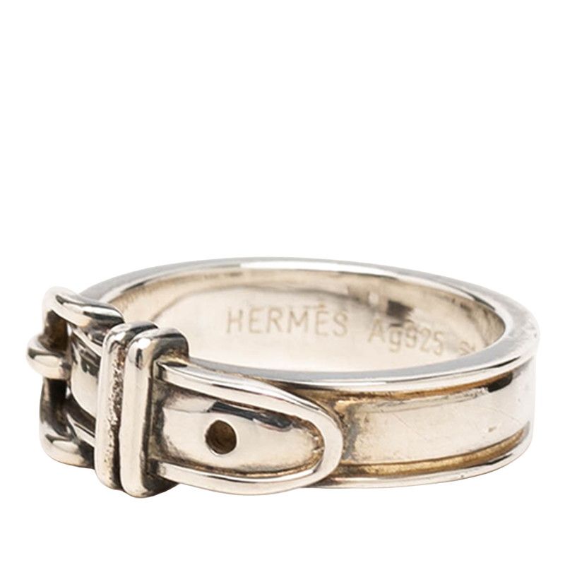 Hermes Ceinture Belt Ring 51 Silver — view 2