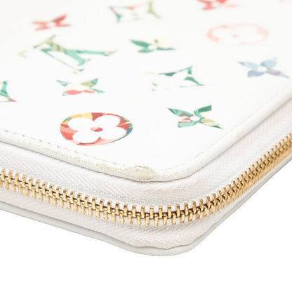 Louis Vuitton LV Garden Monogram Zippy Wallet Zip Around White Multicolor — view 6