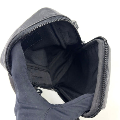 Louis Vuitton Double Phone Pouch Leather Black Shoulder Bag — view 3