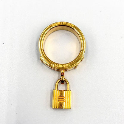 Hermes Kelly Charm Leather Green Gold — view 3