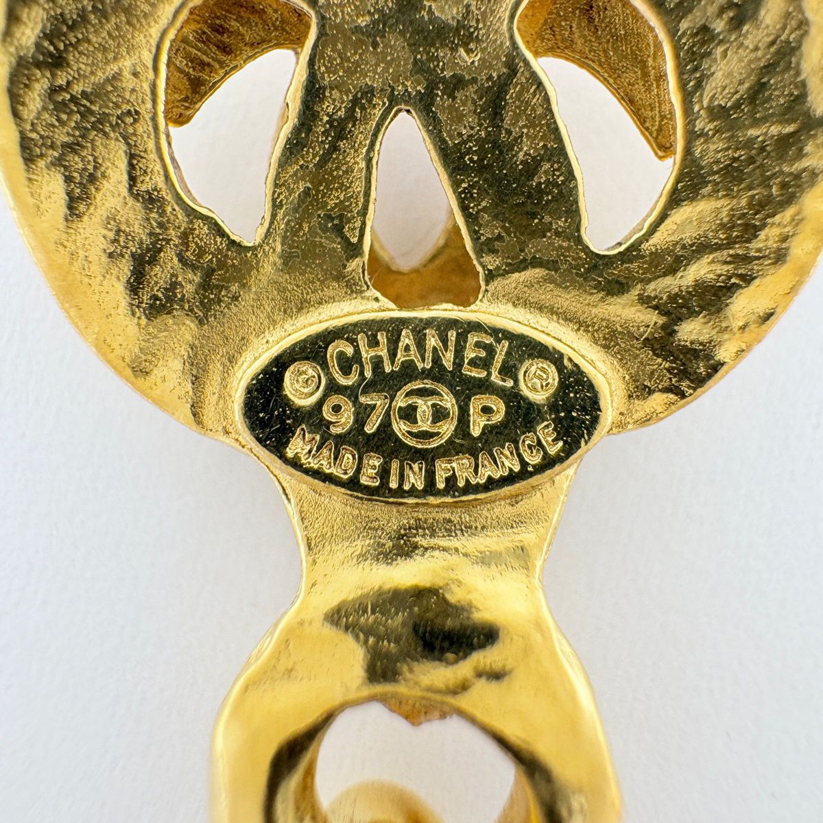 Chanel Necklace CC Logo Gold Plated — view 4