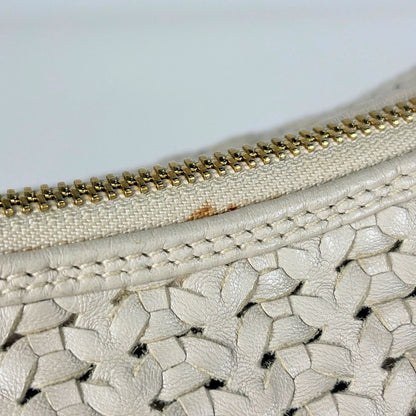 Dior Shoulder Bag Braided Leather Greige — view 6