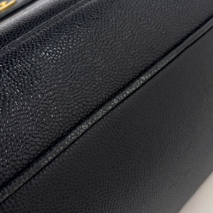 Chanel Tote Bag CC Logo Caviar Leather Black — view 4