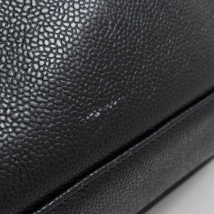 Chanel Tote Bag CC Logo Caviar Leather Black — view 5