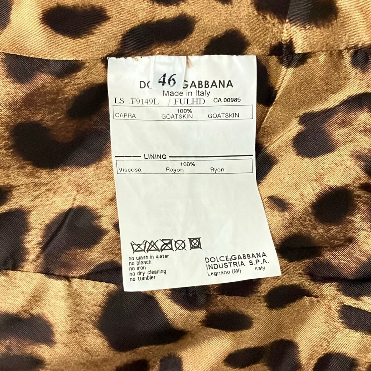 Dolce & Gabbana Rider's Jacket Beige Suede 46 — view 4