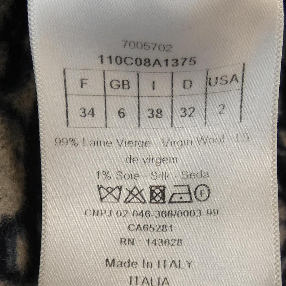 Dior Oblique Double Face Pea Coat — view 3