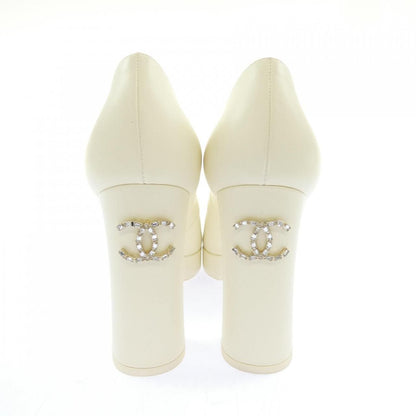 Chanel Pumps Heels Beige — view 5