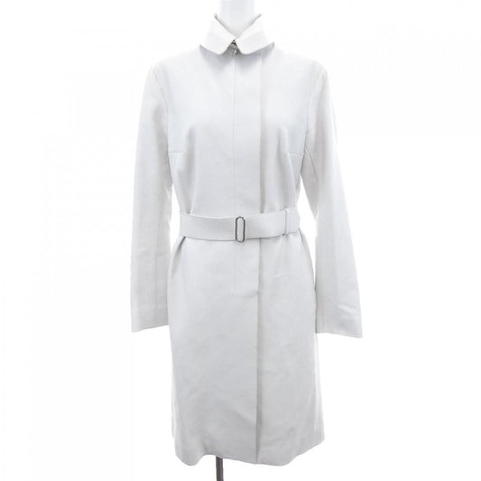 Hermes Leather Coat Gray