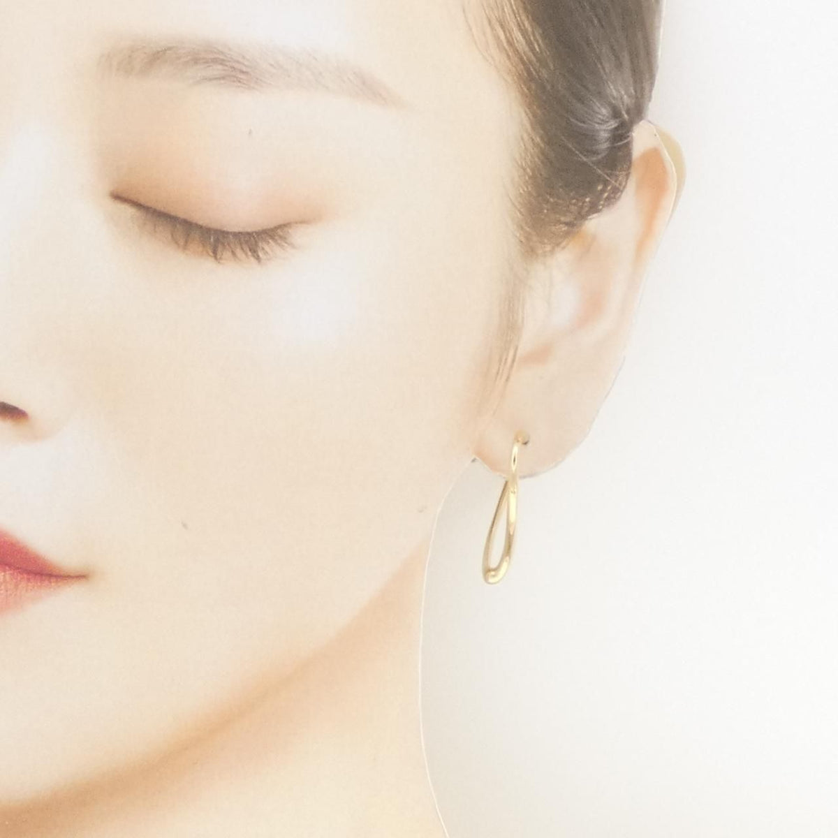 Tiffany & Co Open Heart Hoop Earrings — view 4