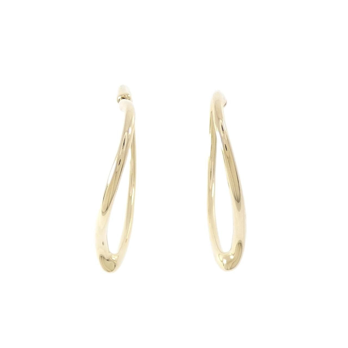 Tiffany & Co Open Heart Hoop Earrings — view 2