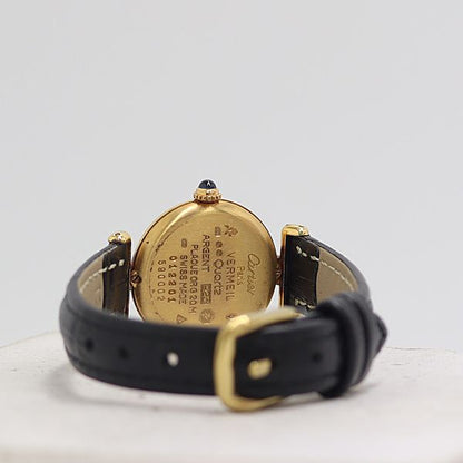 Cartier Must Colisee Vermeil Ivory Dial Watch — view 4