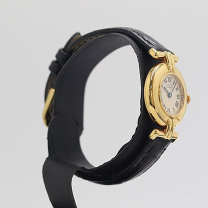 Cartier Must Colisee Vermeil Ivory Dial Watch — view 2