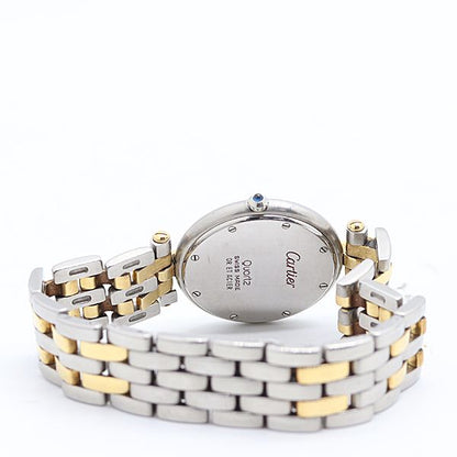 Cartier Panthere 2 Row Ivory Dial YG SS Combo Color Watch — view 4