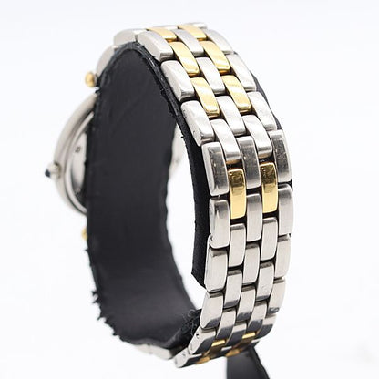 Cartier Panthere 2 Row Ivory Dial YG SS Combo Color Watch — view 3