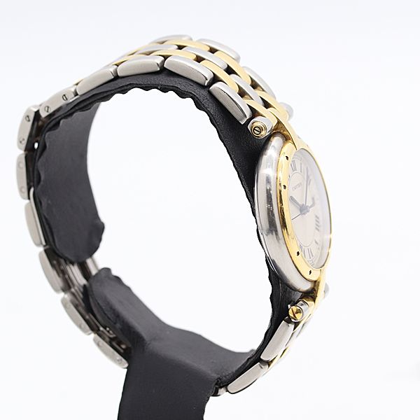 Cartier Panthere 2 Row Ivory Dial YG SS Combo Color Watch — view 2