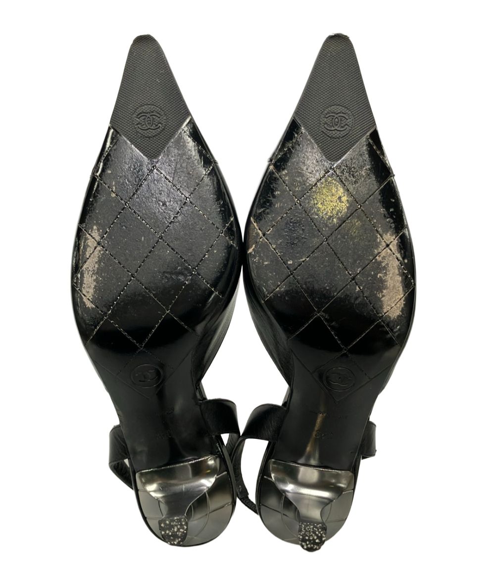 Chanel Pointed Toe Pumps Heels — view 6
