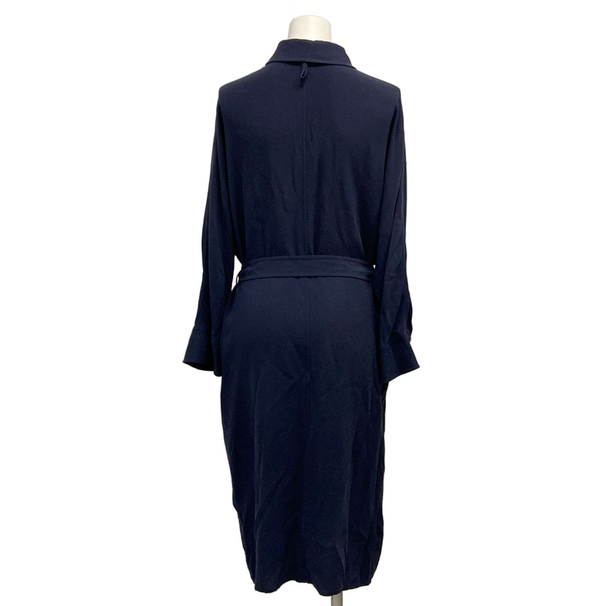 Hermes Dress S Dark Navy Silk 36 — view 2