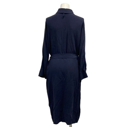 Hermes Dress S Dark Navy Silk 36 — view 2