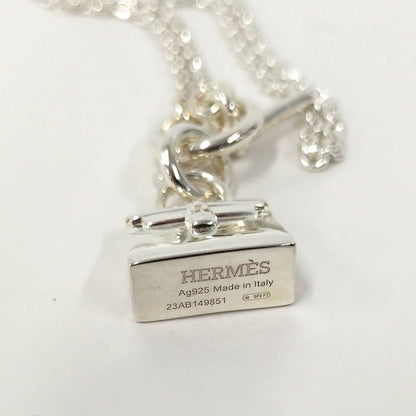 Hermes Amulette Kelly Necklace Silver — view 5