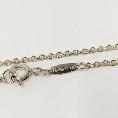 Tiffany & Co Open Heart Necklace Elsa Peretti Silver — view 6
