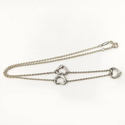 Tiffany & Co Open Heart Necklace Elsa Peretti Silver — view 3