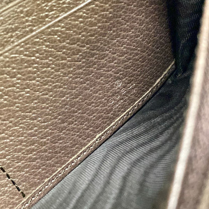 Gucci Wallet Ophidia Continental Dark Brown Red Green Sherry Line — view 6